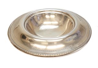 Sterling Silver Round Footed Bowl