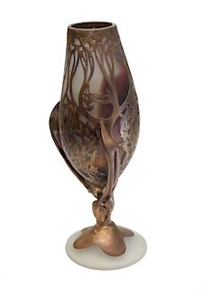 AMA Art Glass Vase
