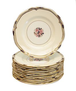 Minton Tiffany & Co Porcelain Dinner Plates