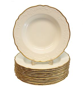 Spode Porcelain Rimmed Soup Bowls