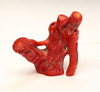Chinese Coral Sculpture