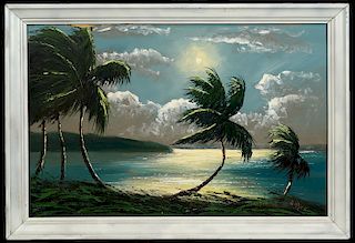 Alfred Hair Highwayman Coastal Scene Painting