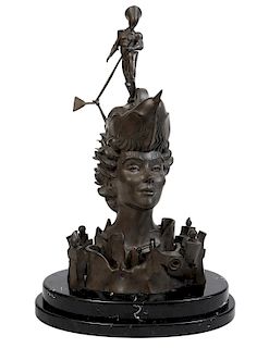 Gil Bruvel Surrealist Bronze Sculpture