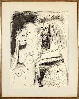 Pablo Picasso "Le Vieux Roi" Lithograph on Paper