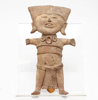 Pre-Columbian Veracruz Terra Cotta Smiling Man