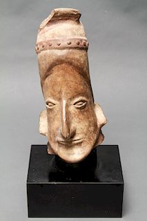 Pre-Columbian Jalisco Mexico Pottery Head
