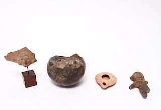 Pre-Columbian Pottery Vessels & Figural Sculptures