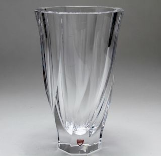Orrefors Sweden Lead Crystal "Residence" Vase