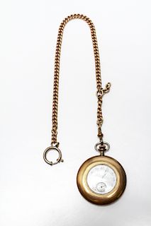 Elgin Gold-Filled Pocket Watch and Fob