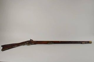 Wood, Brass & Steel Long Rifle