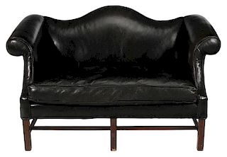 Chippendale Style Leather-
