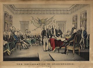 The Declaration of Independence - Currier & Ives Small Folio
