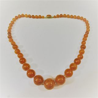 AMBER MILA BEADS NECKLACE