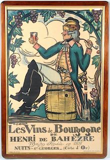 Guy Arnoux "Les Vins de Bourgogne" Poster