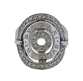 Bvlgari Bulgari Astrale 18K Gold Diamond Flip Ring