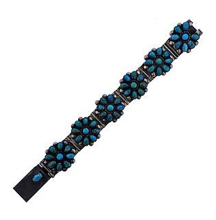 Sterling Silver Turquoise Bracelet 