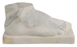 Carved Marble Foot