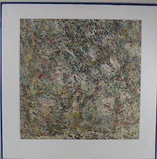 Paul Pacey "Abstract" Oil On Masonite