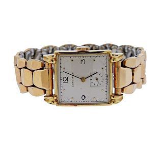 Longines 14K Gold Stainless Steel Manual Wind Watch