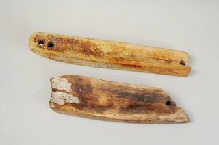 Two Inuit Fossilized Runners