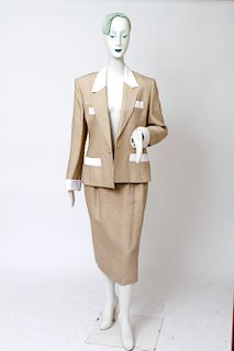 Hermes Woman's Suit / Jacket & Skirt Set, Vintage