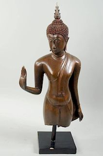 Burmese Bronze Buddha Figure