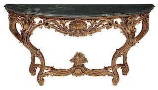 Louis XV Style Carved and Gilt-Wood