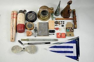 Group WW II Military & Nautical Items