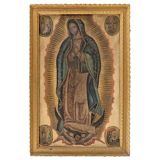OUR LADY OF GUADALUPE. MEXICO, LATE 19TH CENTURY. 