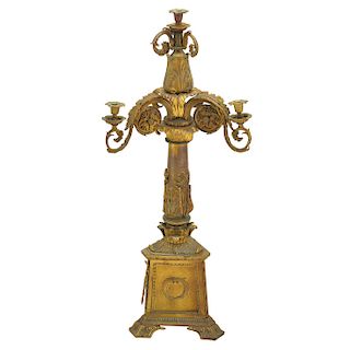 AN EMPIRE STYLE CANDELABRA. FRANCE, LATE 19TH CENTURY. 