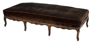 Louis XV Style Carved Painted and