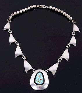 Original Anthony Lovato Indian Turquoise Necklace