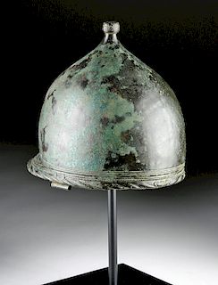 Published Etruscan Bronze Montefortino Helmet