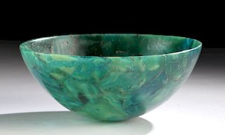 Amazing Roman Green Mosaic Glass Bowl