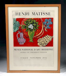 Matisse Musee National D'art Exhibition Poster - 1956