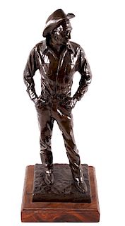 Bob Scriver "Ace Powell" Bronze Sculpture 21/35