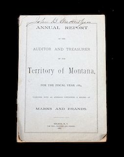 Annual Report of the Territory of Montana 1884