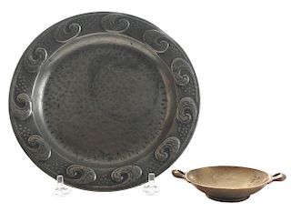 Tiffany Studios Bronze Dish, Tudric