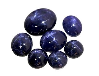 40.00 carats of Natural Star Sapphires