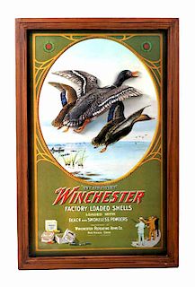 Winchester Duck Repeating Arms Calendar Top Print