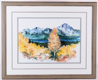 "Wyoming Colors" Mike Kopp Authenticated Print