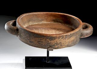 Rare Inca Wood Ceremonial Dish, ex-Drimmer