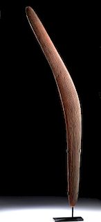 Huge 19th C. Australian Aboriginal Boomerang