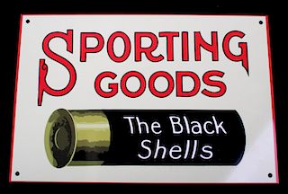 US Ammo & Black Shell Sporting Goods Steel Sign