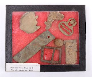 Excavated Civil War Relics From Sites Across South