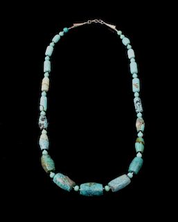 Navajo Native American Turquoise Necklace