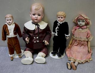 4 Vintage / Antique Dolls.