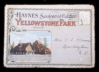 1915 Yellowstone Park, Haynes Souvenir Folder