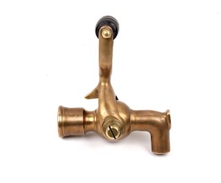 RARE Pre-Prohibition Solid Brass Beer Tap c. 1900-