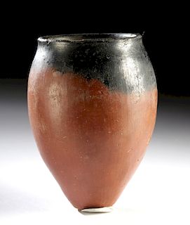 Egyptian Naqada II Blacktop Pottery Jar